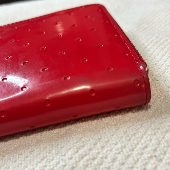 Kate Spade Embossed Patent Leather Zip Around Wallet - Picture 12 of 14